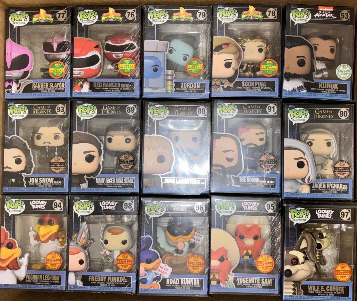Multiple Funko Pop Figures