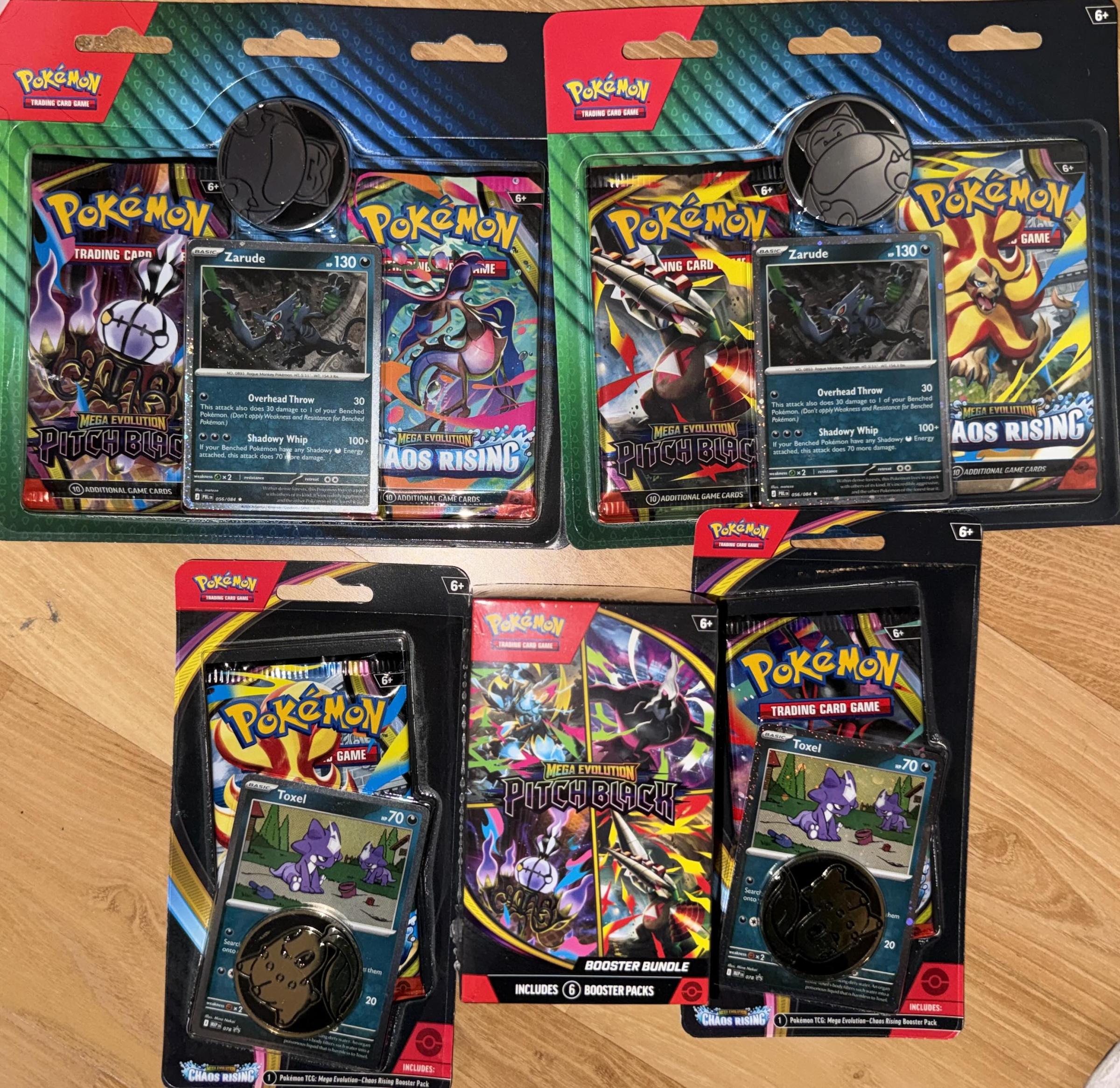 Various Pokemon Blister packs and box sets