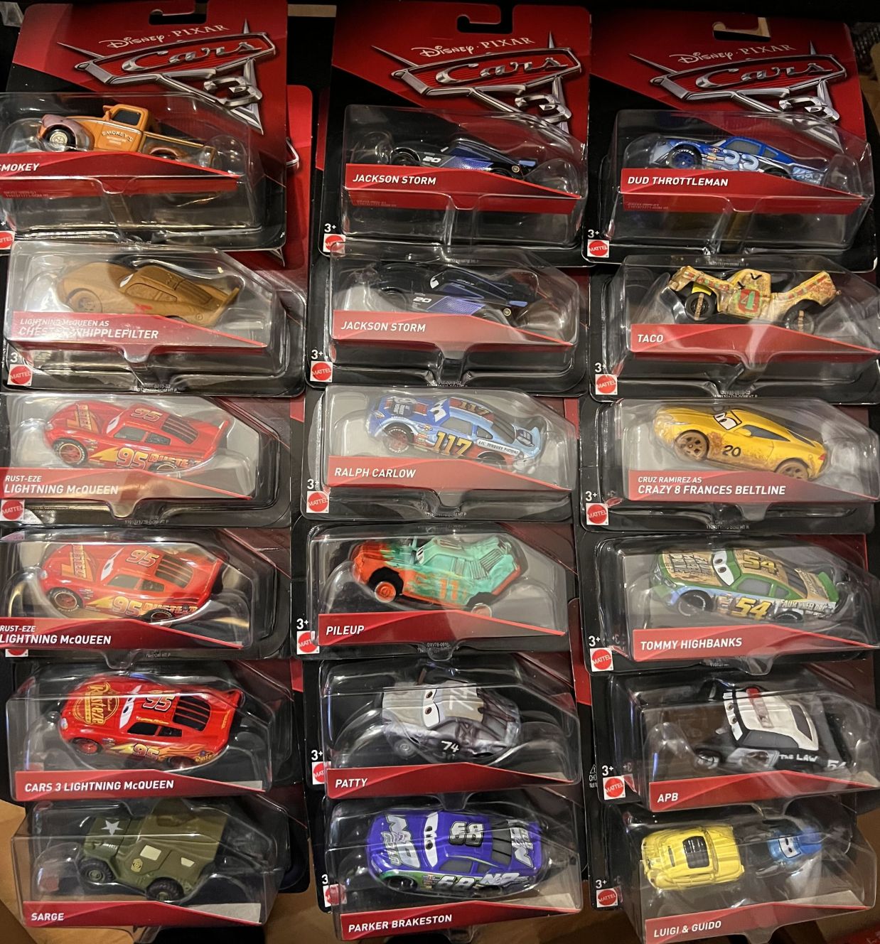 Multiple Diecast Disney Pixar Cars