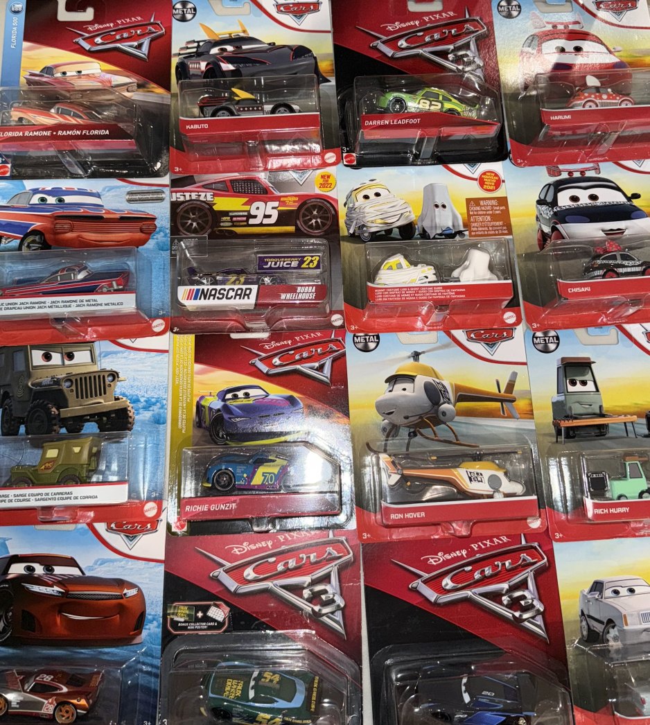 Multiple Diecast Disney Pixar Cars