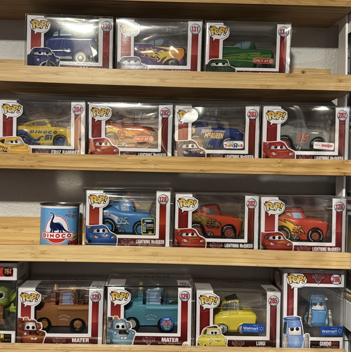 Image of Several Disney Pixar Cars Funko Pops