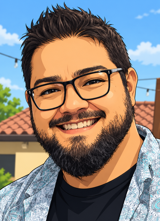 Cartoon Style Image of Person